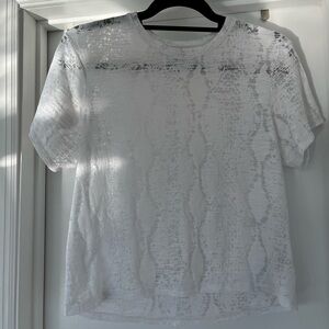 Snake print top